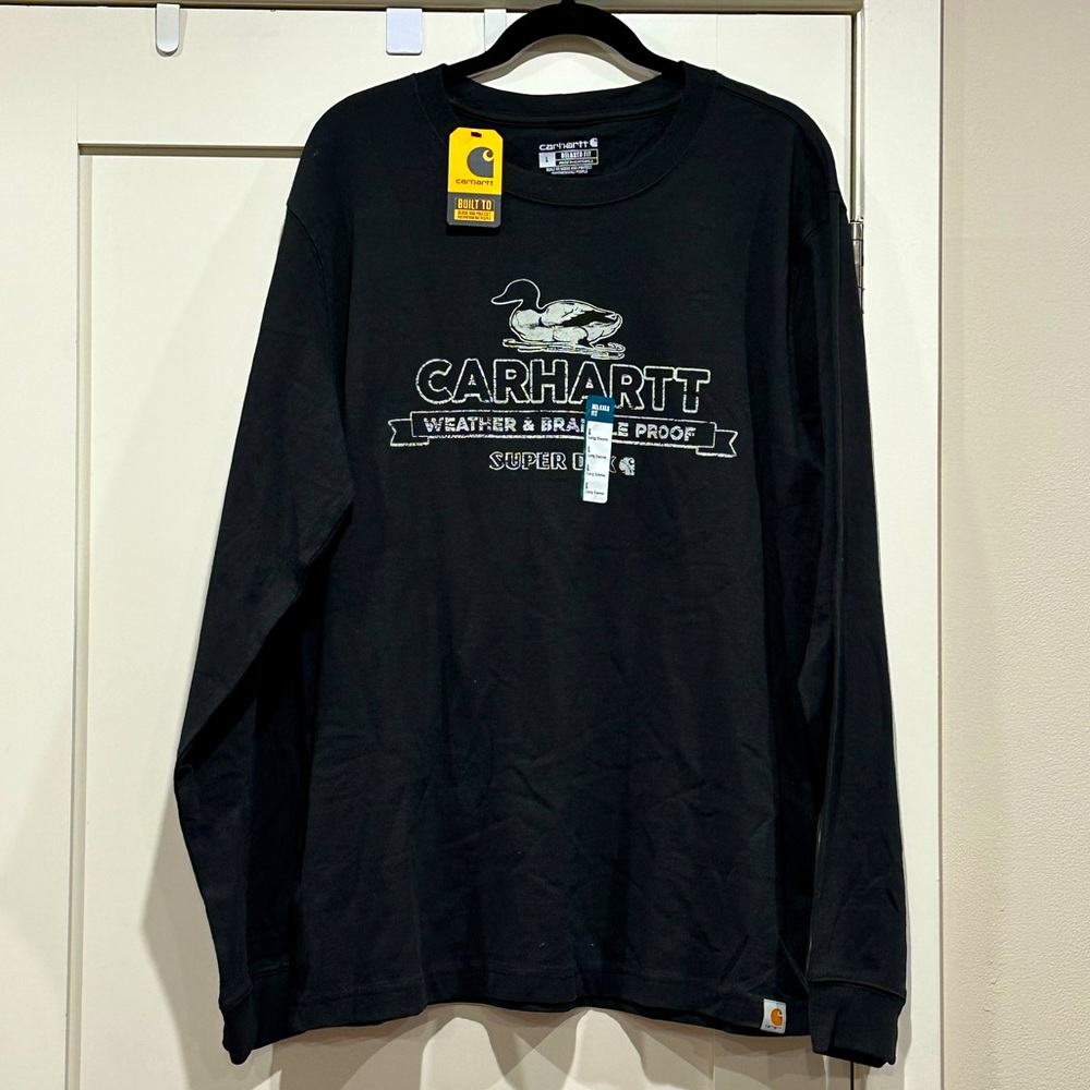 Carhartt Relaxed Fit Super Dux Graphic Long Sleeve Shirt (Large - Regular)
